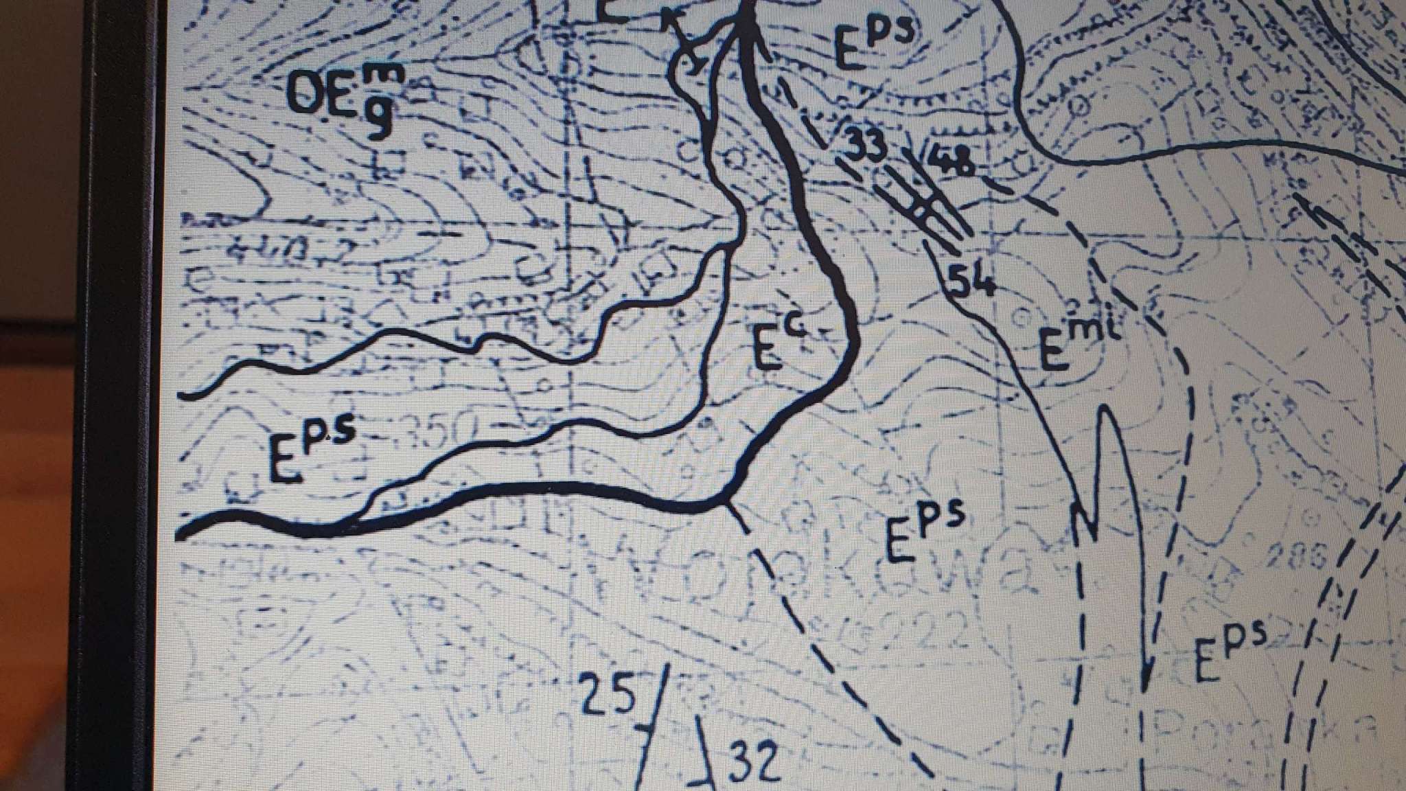 Mapa geologiczna czarnobiała lipnica murowana